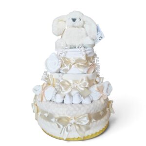BabyTorta trojposchodová plienková torta pre bábätko KRSTINY