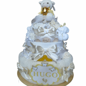 BabyTorta trojposchodová plienková torta pre bábätko KRSTINY (video)