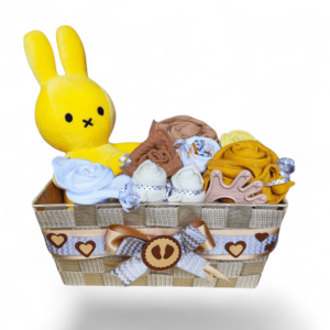 BabyTorta plienková torta darčekový kôš box pre bábätko NEUTRÁLNY (video)