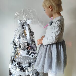 BabyTorta MAXI päťposchodová plienková torta pre bábätko MÝVAL (video)