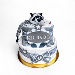 BabyTorta dvojposchodová plienková torta pre bábätko neutral MÝVAL (video)