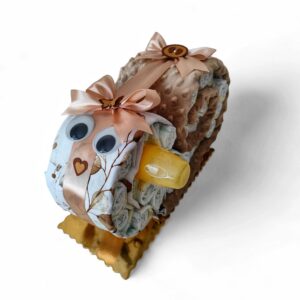 BabyTorta neutrálna plienková torta v tvare slimáka NEUTRÁLNA