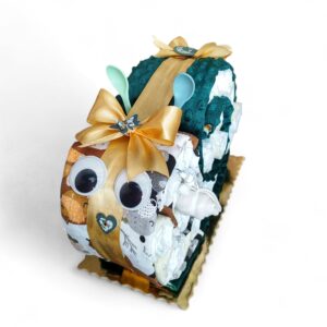 BabyTorta neutrálna plienková torta v tvare slimáka